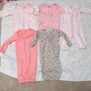 5 Baby pajamas night gown